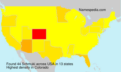 Surname Schmuki in USA Surname Schmuki in USA