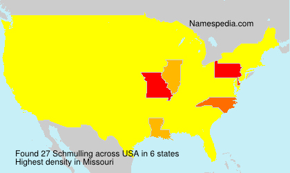 Surname Schmulling in USA Surname Schmulling in USA