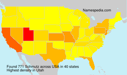 Surname Schmutz in USA Surname Schmutz in USA