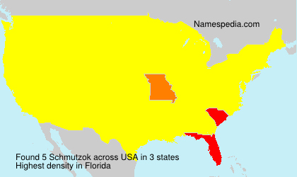Surname Schmutzok in USA Surname Schmutzok in USA