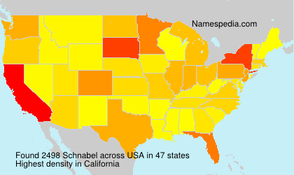 Surname Schnabel in USA Surname Schnabel in USA