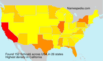 Surname Schnabl in USA Surname Schnabl in USA