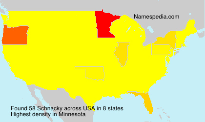 Surname Schnacky in USA Surname Schnacky in USA