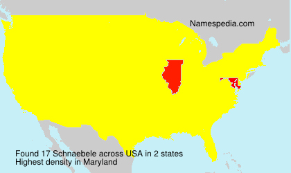 Surname Schnaebele in USA Surname Schnaebele in USA