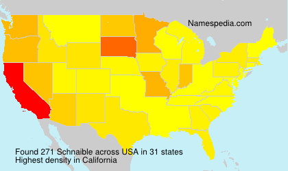 Surname Schnaible in USA Surname Schnaible in USA