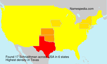 Surname Schnaithman in USA Surname Schnaithman in USA