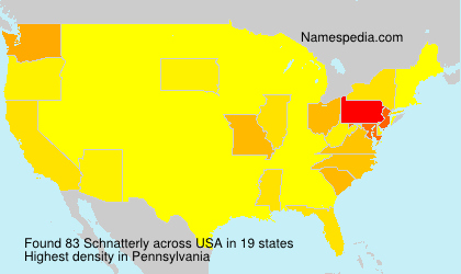 Surname Schnatterly in USA Surname Schnatterly in USA