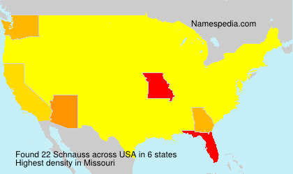 Surname Schnauss in USA Surname Schnauss in USA