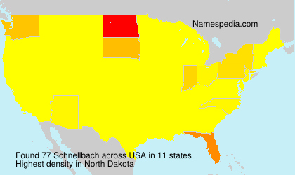 Surname Schnellbach in USA Surname Schnellbach in USA