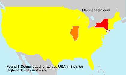 Surname Schnellbaecher in USA Surname Schnellbaecher in USA