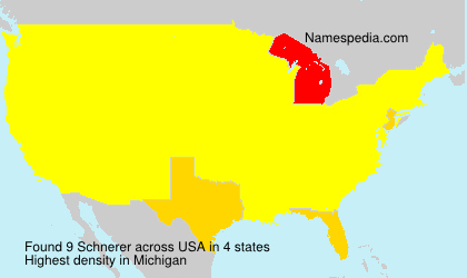 Surname Schnerer in USA Surname Schnerer in USA