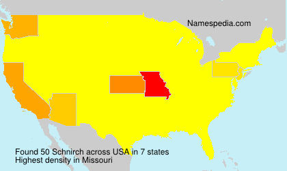 Surname Schnirch in USA Surname Schnirch in USA