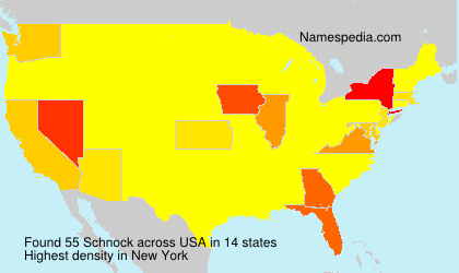 Surname Schnock in USA Surname Schnock in USA