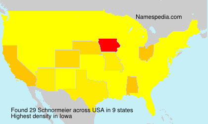 Surname Schnormeier in USA Surname Schnormeier in USA