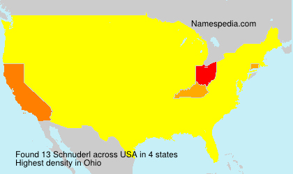 Surname Schnuderl in USA Surname Schnuderl in USA