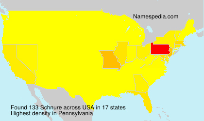 Surname Schnure in USA Surname Schnure in USA