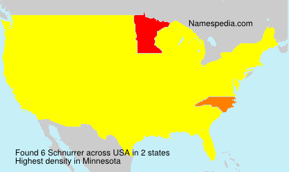 Surname Schnurrer in USA Surname Schnurrer in USA