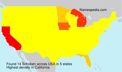 Surname Schoben in USA Surname Schoben in USA