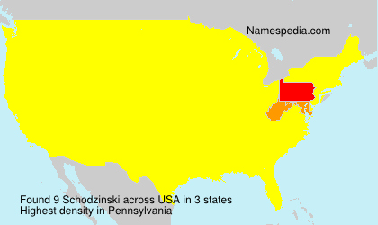 Surname Schodzinski in USA Surname Schodzinski in USA