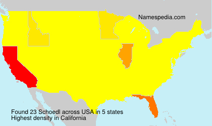 Surname Schoedl in USA Surname Schoedl in USA