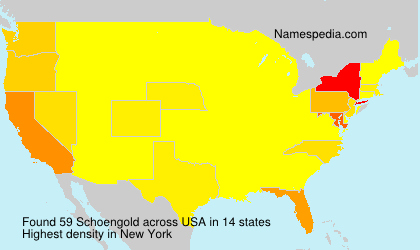 Surname Schoengold in USA Surname Schoengold in USA