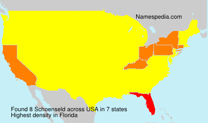 Surname Schoenseld in USA Surname Schoenseld in USA