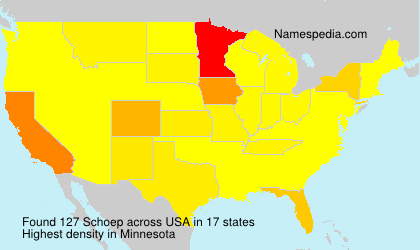 Surname Schoep in USA Surname Schoep in USA