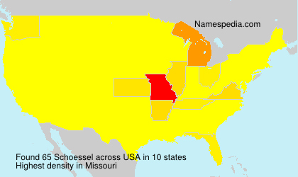 Surname Schoessel in USA Surname Schoessel in USA