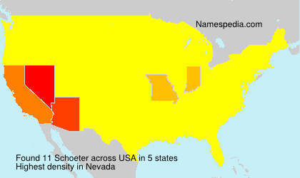 Surname Schoeter in USA Surname Schoeter in USA