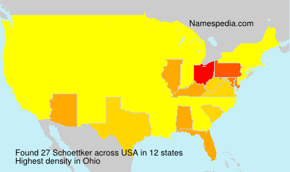 Surname Schoettker in USA Surname Schoettker in USA
