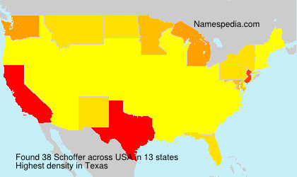 Surname Schoffer in USA Surname Schoffer in USA