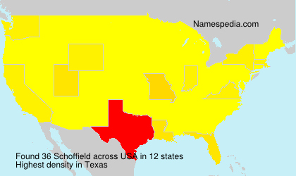 Surname Schoffield in USA Surname Schoffield in USA