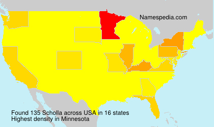 Surname Scholla in USA Surname Scholla in USA