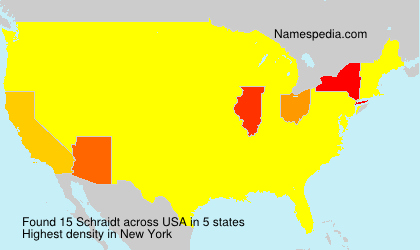 Surname Schraidt in USA Surname Schraidt in USA