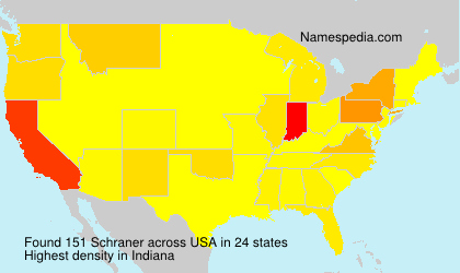 Surname Schraner in USA Surname Schraner in USA