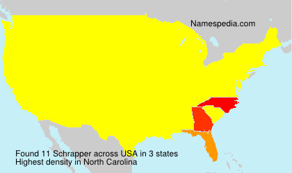 Surname Schrapper in USA Surname Schrapper in USA