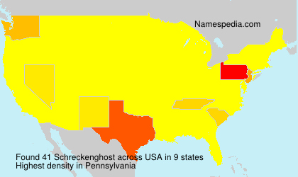 Surname Schreckenghost in USA