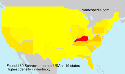 Surname Schrecker in USA