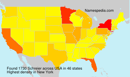 Surname Schreier in USA Surname Schreier in USA