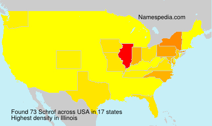 Surname Schrof in USA Surname Schrof in USA