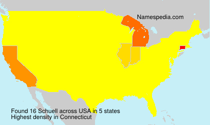 Surname Schuell in USA Surname Schuell in USA