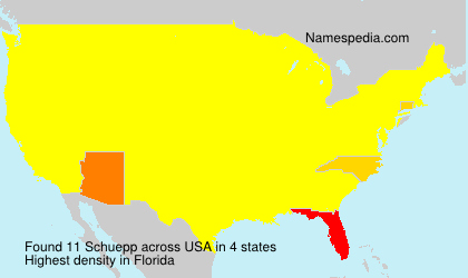 Surname Schuepp in USA Surname Schuepp in USA