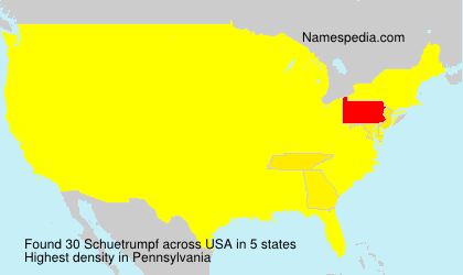 Surname Schuetrumpf in USA Surname Schuetrumpf in USA