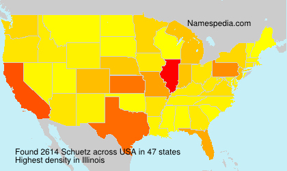Surname Schuetz in USA Surname Schuetz in USA