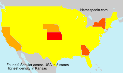 Surname Schuier in USA Surname Schuier in USA