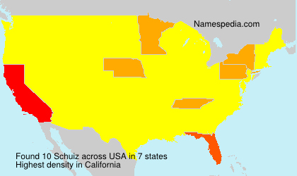 Surname Schuiz in USA Surname Schuiz in USA