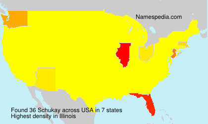 Surname Schukay in USA Surname Schukay in USA