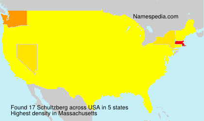 Surname Schultzberg in USA Surname Schultzberg in USA