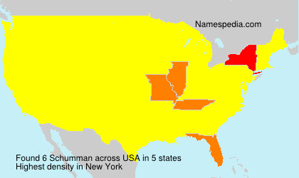 Surname Schumman in USA Surname Schumman in USA