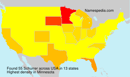 Surname Schurrer in USA Surname Schurrer in USA